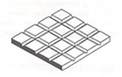 HOJA CUADROS (3,2 x 3,2 mm) (1,0 mm) (30 x 15 cm) ESTIRENO