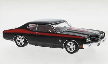 CHEVROLET CHEVELLE SS 1970 NEGRO Y ROJO