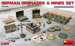 GERMAN GRENADES & MINES SET