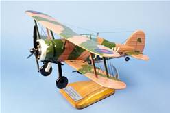 GLOSTER GLADIATOR MK II (45 x 50,5 cm)  EN MADERA, ESCALA 1/24