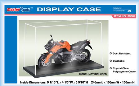 CAJA/VITRINA DE EXPOSICION EN PLASTICO (24,6 x 10,6 x 15 cm)