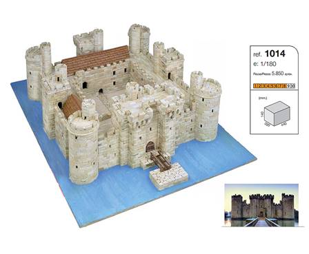 CASTILLO DE BODIAM ENGLAND S. XIV (44 x 32 cm) H=14 cm, 5.850 piezas