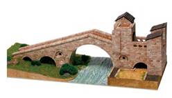 PUENTE NUEVO DE CAMPRODON SIGLO XIII (53 x 20 cm)  H=18 cm.