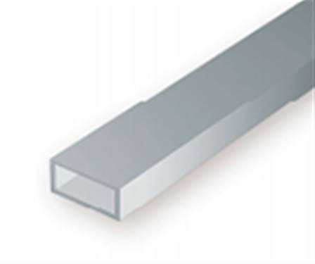 TUBO RECTANGULAR (4.8 x 7.9 mm) (L=35 cm)  32uds.-PLASTICO ESTIRENO