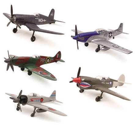 SET AVIONES (P40+P51+SCOUT 4)