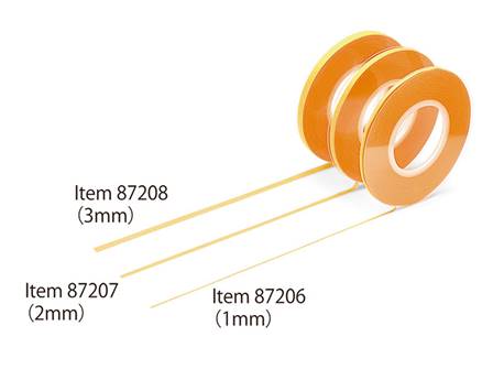 CINTA ADHESIVA DE ENMASCARAR (2 mm, 18 m) SIN PORTARROLLO