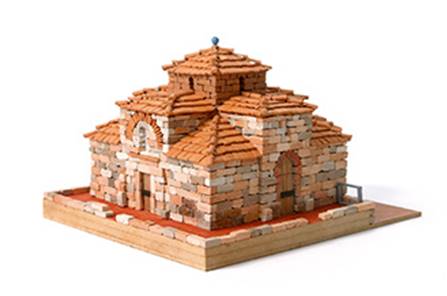 IGLESIA ROMANICA ST.MIQUEL D' EGARA (16,5 x 19,5 x 12,5 cm)