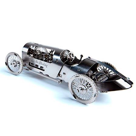 COCHE DE CARRERAS - ACERO INOXIDABLE - FUNCIONAL (15 x 6 x 4,5 cm)