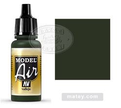 PINTURA ACRILICA PARA AEROGRAFO (17 ml) - VERDE NEGRO