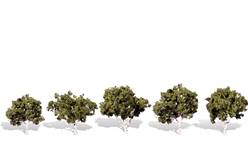 ARBOLES ORNAMENTALES 8 uds. ( 3.17 cm - 5.08 cm) VERDE CLARO