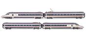 RENFE TREN DE ALTA VELOCIDAD SERIE 114, 4 COCHES (CONECTOR NEXT 18)