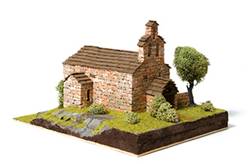 IGLESIA ROMANICA STA. MARIA DE CARDET (21 x 28 x 17 cm)