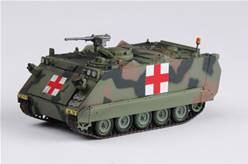 M113A2 CRUZ ROJA ESCALA 1/72 - MONTADO Y PINTADO