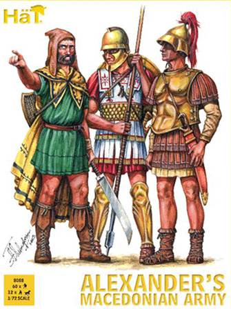 EJÉRCITO MACEDONIO ALEJANDRO (60 soldados+12 a caballo)