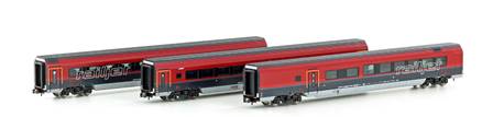 AUSTRIA OBB SET DE 3 COCHES RAILJET
