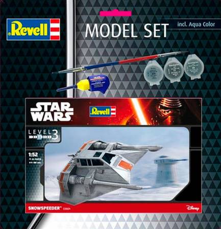 STAR WARS SNOWSPEEDER (CON PEGAMENTO,PINTURAS Y PINCEL) ESCALA 1/52
