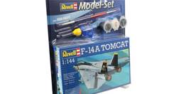 F-14A TOMCAT CON PEGAMENTO+PINCELES+PINTURA