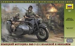 ALEMANES CON MOTO Y SIDECAR