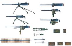 SET DE AMETRALLADORAS USA