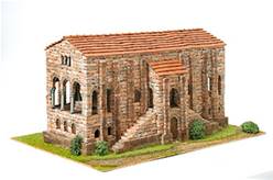 IGLESIA ROMANICA SANTA MARIA DEL NARANCO (25 x 36 x17,7 cm)