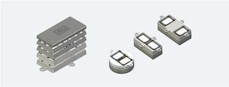 SET DE 2 ALTAVOCES CON CARCASAS REDONDA Y RECTANGULARES 