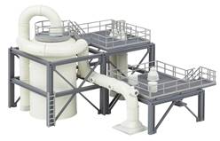 PLATAFORMA INDUSTRIAL CON TUBERIAS