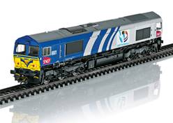 FRANCIA SNCF LOCOMOTORA DIESEL CLASE 66 (MFX, FUMIGENO Y SONIDO)