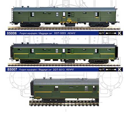 RENFE FURGÓN EQUIPAJES DDT-5003