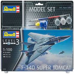 F-14D SUPER TOMCAT CON PEGAMENTO+PINCELES+PINTURA