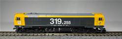 RENFE MERCANCIAS LOCOMOTORA DIESEL 319-256-6 TAXI (CONECTOR NEM651)