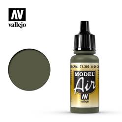 PINTURA ACRILICA PARA AEROGRAFO (17 ml) - VERDE CAMUFLAJE A-24M