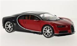 BUGATTI CHIRON 2016 ROJO-NEGRO