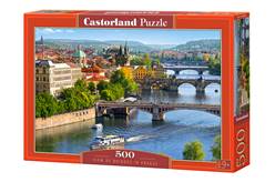 PUZZLE DE 500 PIEZAS (47 x 33 cm)- PUENTES DE PRAGA
