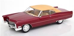 CADILLAC DEVILLE CON CAPOTA 1967 GRANATE Y CREMA
