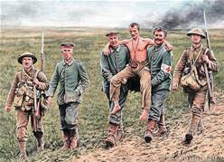 BRITÁNICOS Y ALEMANES EN 1916