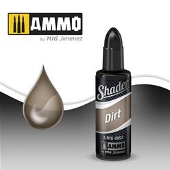 SHADER - PINTURA TRANSPARENTE PARA AEROGRAFO, DIRT (10 ml)