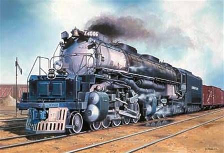 LOCOMOTORA DE VAPOR USA BIG-BOY (46,4 cm, 87 piezas) ESCALA HO -KIT