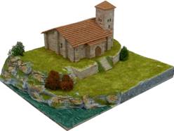 IGLESIA DE SANTA CECILIA, AGUILAR DE CAMPOO SIGLO XII (28,5 x 25 cm) 