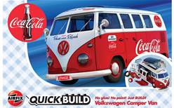 VW T1 CAMPER VAN COCA COLA (MONTAJE CON PIEZAS DE ENCAJE)