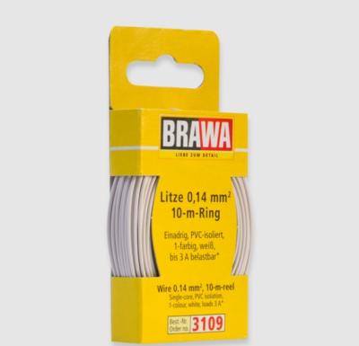 CABLE COLOR  BLANCO  (Sección = 0,14 mm. Longitud = 10 m) 3A