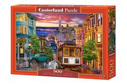 PUZZLE DE 500 PIEZAS (47 x 33 cm)- TRANVIA DE SAN FRANCISCO