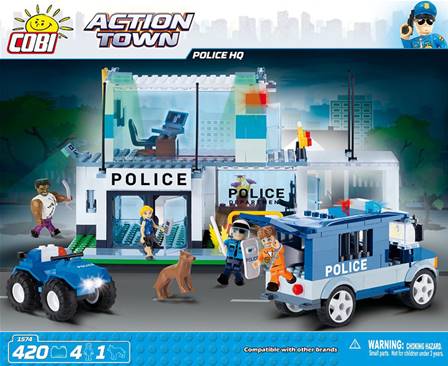 POLICE HQ. ACTION TOWN