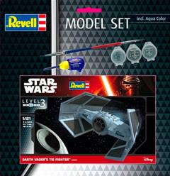 STAR WARS CAZA TIE DARTH VADER - (PEGAMENTO,PINTURAS Y PINCEL) 1/121