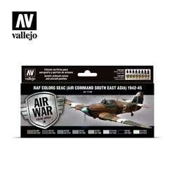 SET DE PINTURAS AVIONES INGLESES DE LA RAF PARA AEROGRAFO (8 uds)