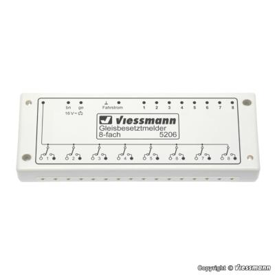 DETECTOR OCUPACIÓN DE VÍA PARA 8 CONTACTOS