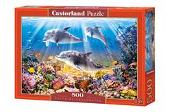 PUZZLE DE 500 PIEZAS (47 x 33 cm)- DELFINES
