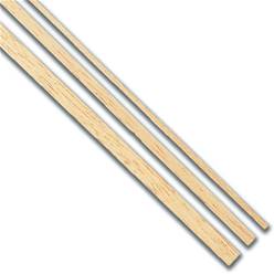 SET DE 6 LISTONES DE TILO 2 x 6 mm MADERA DE TILO