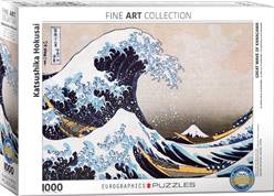 PUZZLE 1000 PIEZAS (48 x 68 cm) - "LA GRAN OLA DE KANAGAWA" HOKUSAI