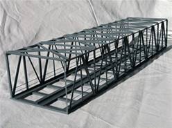 PUENTE VÍA DOBLE (42 x 10,8 x 7,5 cm) METAL -MONTADO Y PINTADO