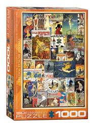 PUZZLE DE 1000 PIEZAS (48 x 68 cm) - CARTELES CICLISTAS VINTAGE